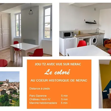 Le Colore- T2 Confortable Avec Vue Sur דירה